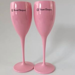 Pink Champagne Flutes